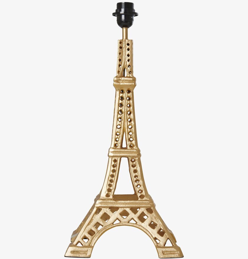 Lampfot Eiffel Tower Guld från Rice mot vit bakgrund