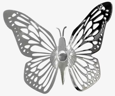 Fönsterdeco Fjäril Silver från Pluto Produkter i fönster