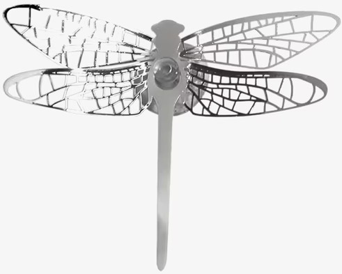 Fönsterdeco Trollslända Silver från Pluto Produkter i fönster