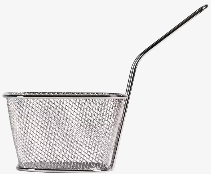 French Fries Holder Silver från By ON mot vit bakgrund