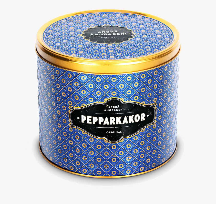 Pepparkakor 430g Kungligt Blå från Finsmakeriet i elegant burk