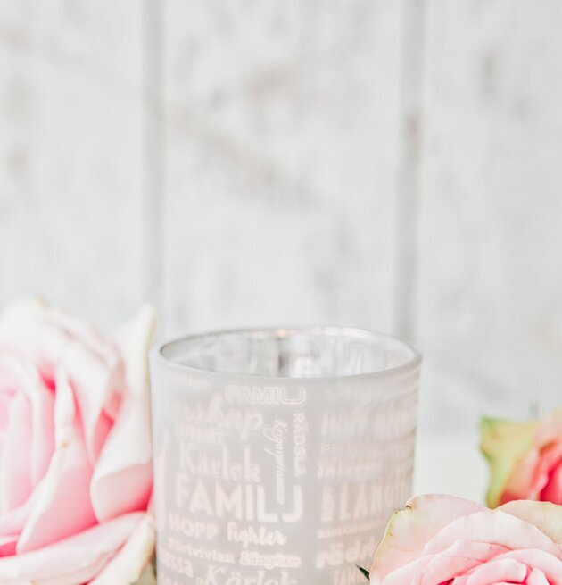 Elly - Majas Cottage ljuslykta från Majas Cottage med rosor