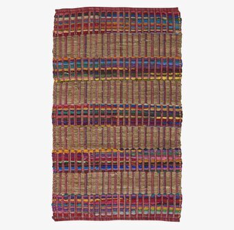 Bomullsmatta RICE från Rice med färgglada garninslag