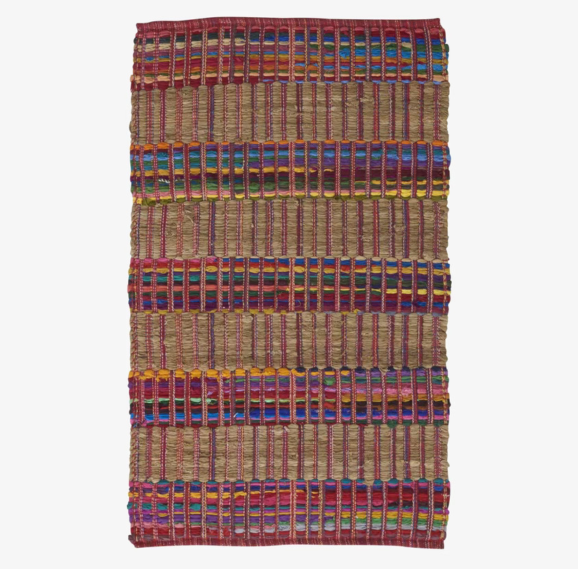 Bomullsmatta RICE från Rice med färgglada garninslag