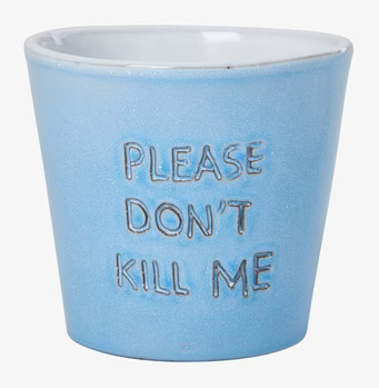 Blomkruka Please Don´t från Rice med humoristisk text