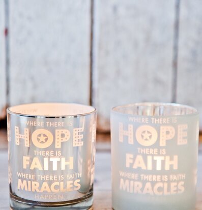 Två ljuslyktor Hope - Majas Cottage från Majas Cottage