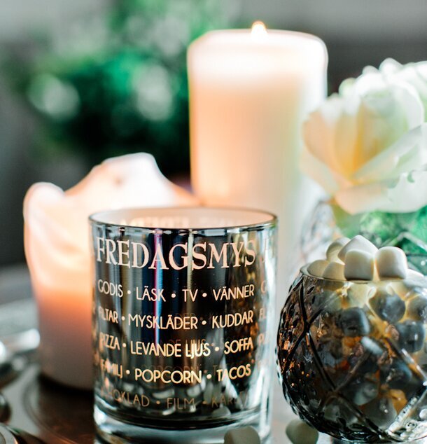 Fredagsmys - Majas Cottage ljusglas från Majas Cottage