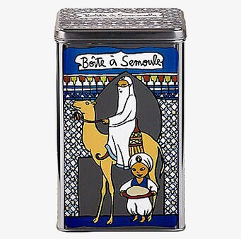 Gryn blå (utgående) från Derriére la porte, metallburk