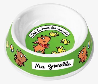 Hundskål grön från Derrière la porte med lekfull design