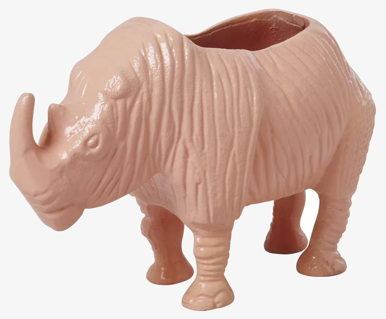 Kruka Noshörning Korall från Rice, färgstark och detaljrik