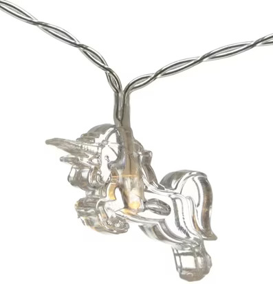 Enhörning LED Ljusslinga från Puckator i neutral miljö