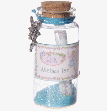 Önskeburk Älva från Puckator med blått snöre och älvahänge