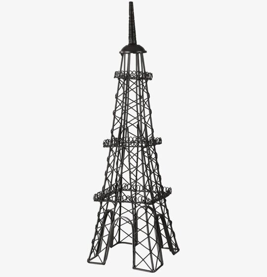 Torn Eiffel Svart från Interstil - dekorativ miniatyrmodell