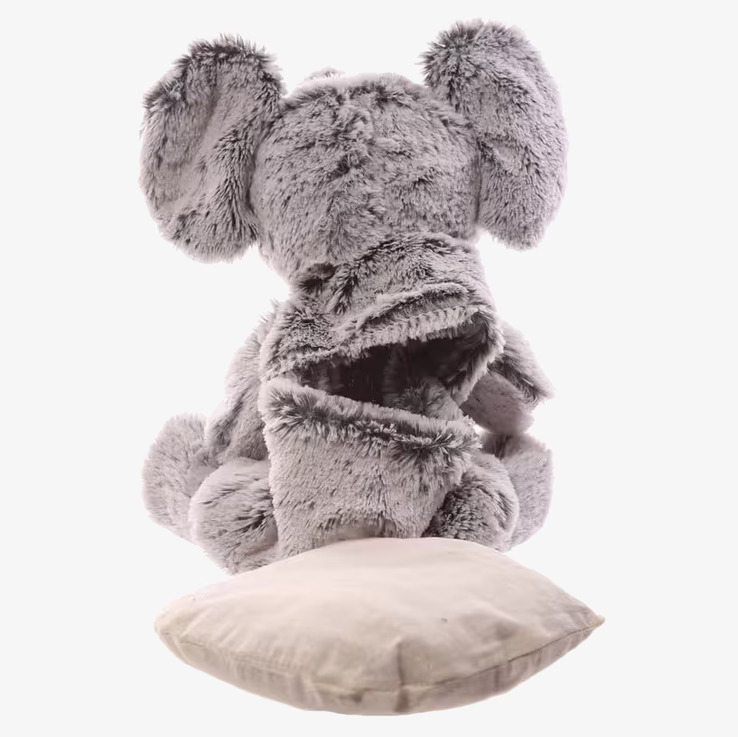 Värmepåse Elefant från Puckator, mjuk och värmande leksak