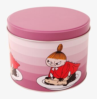 Plåtburk Lilla My Rosa från Moomin by Martinex i rosa ombre