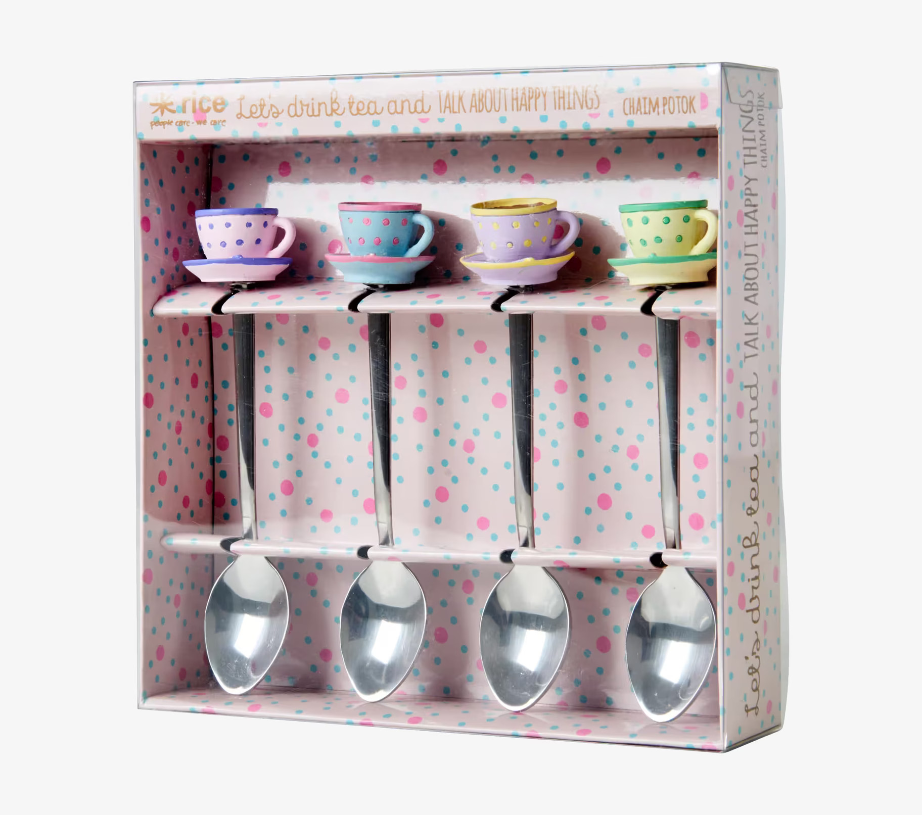 Teskedar Tekopp från Rice i färgglad förpackning