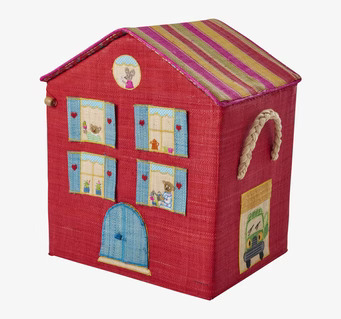 Förvaringskorg Medium High Rise från Rice, färgglad husform