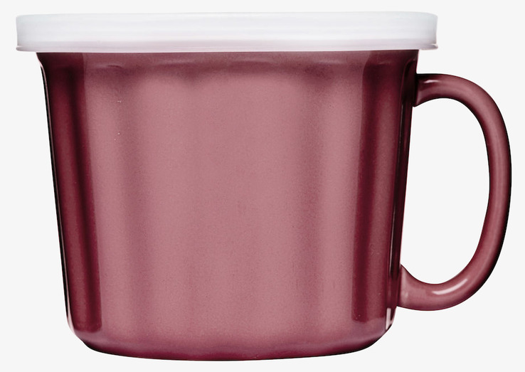 Soppmugg Rosa från Sagaform med lock och handtag