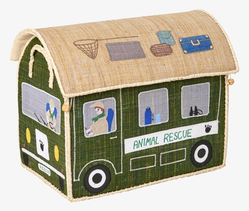 Förvaringskorg Animal Rescue Medium från Rice med detaljer