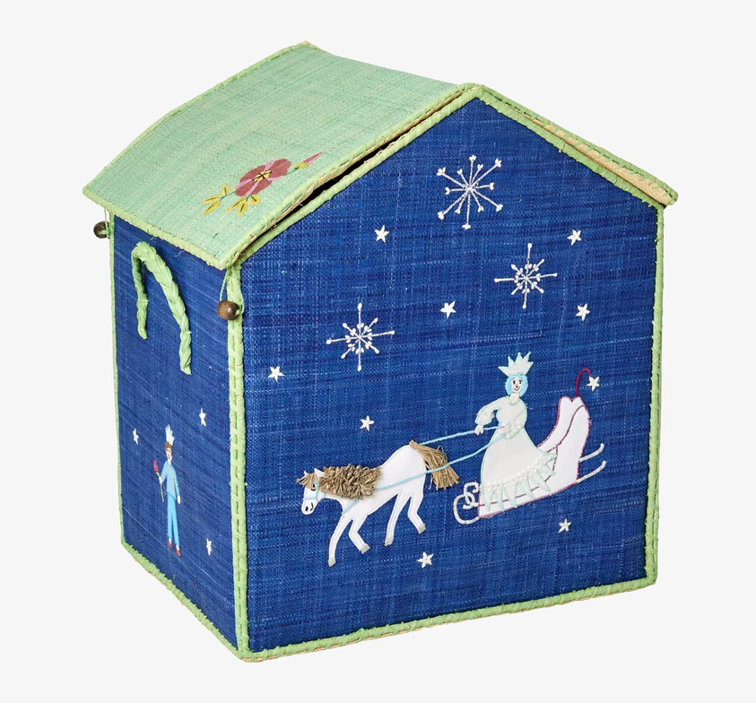 Förvaringskorg Snow Queen Large från Rice med vintertema