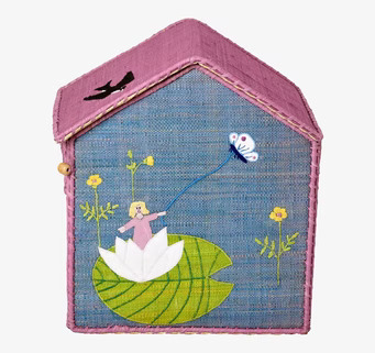 Förvaringskorg Thumbelina Small från Rice med husdesign