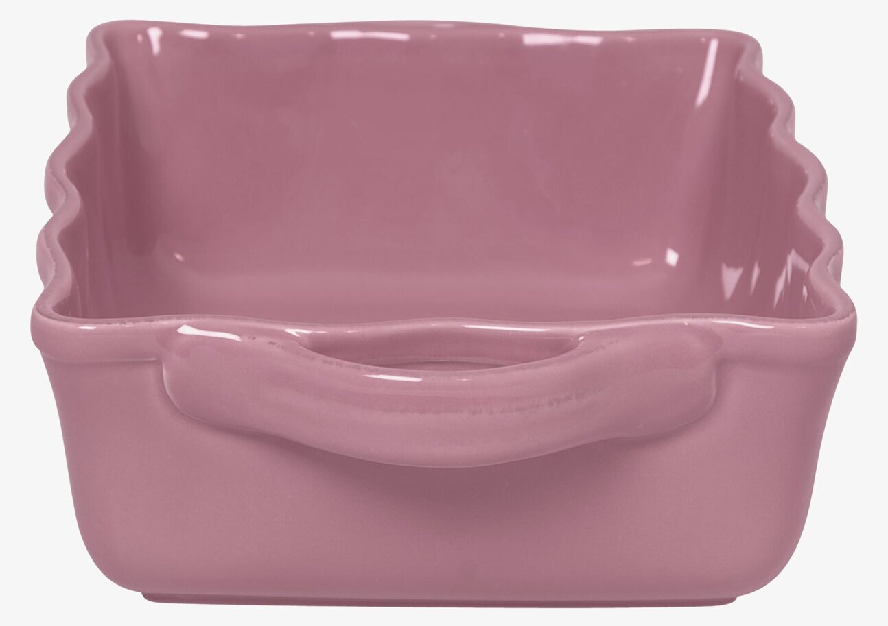 Ugnsform Large Rosa från Rice i keramik med vågiga kanter