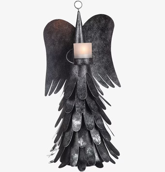 Smide Lykta Ängel Svart/Silver från Different Design
