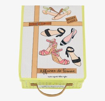 Förvaringsbox Sandaler från Derrière la porte med sandalmotiv