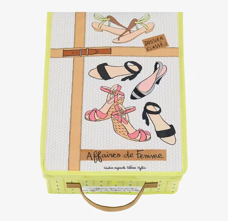 Förvaringsbox Sandaler från Derrière la porte med sandalmotiv