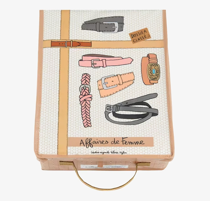 Förvaringsbox Skärp från Derriére la porte med illustrationer