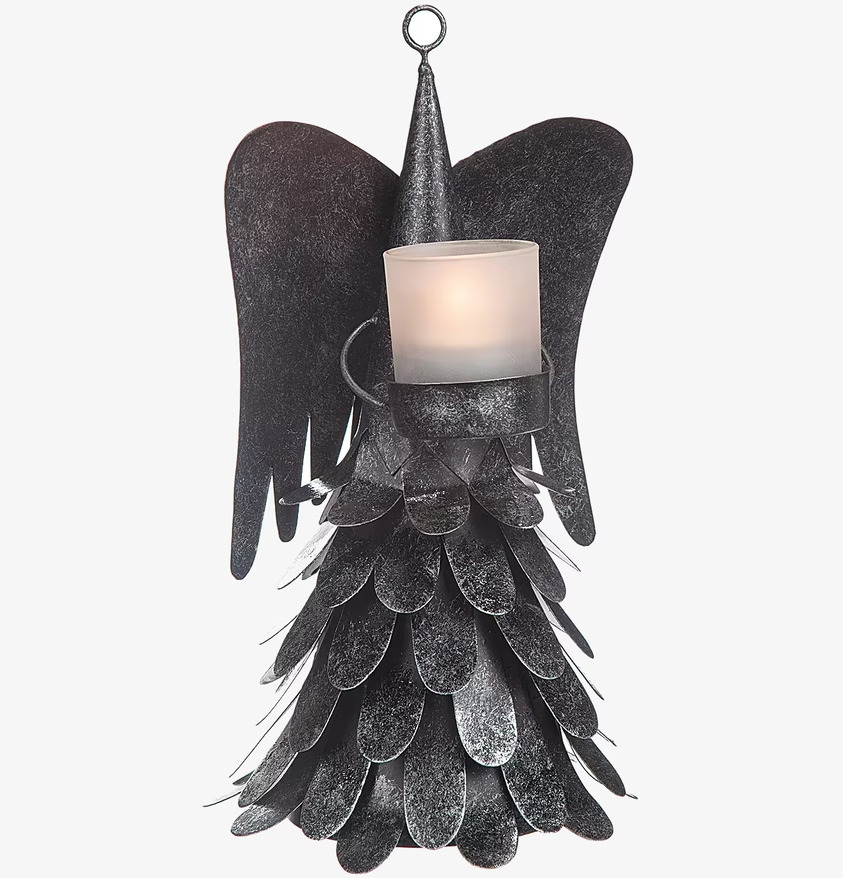 Smide Lykta Ängel Svart/Silver från Different Design
