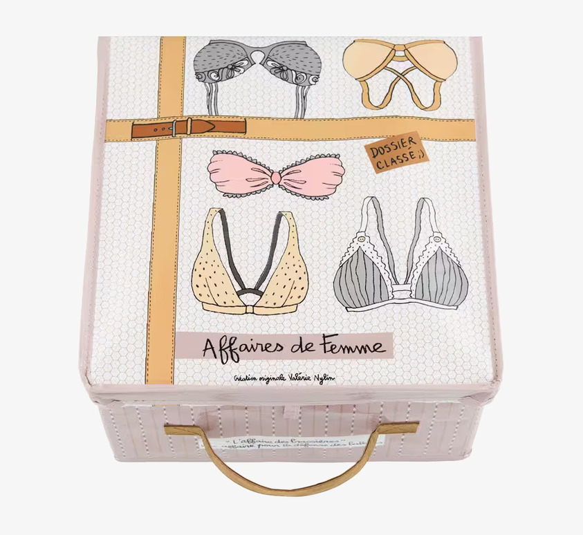 Förvaringsbox Bh/Bad från Derriére la porte med mönster