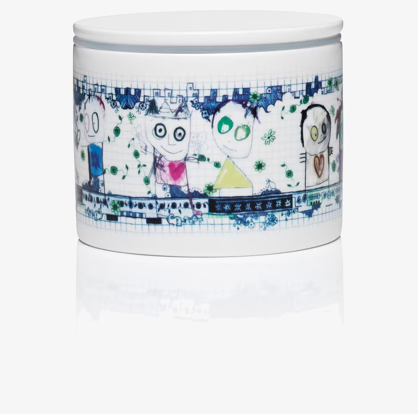 Porslinsburk City Life S från Poul Pava med livfull design