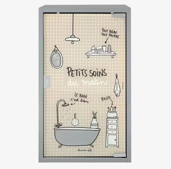 Badrums-/Medicinskåp från Derriére la porte med unik design