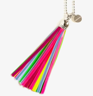 Reflextofs Rainbow Mix från Firefly med neonfärgade remsor