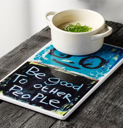 Porcelain Art - Stay Together från Poul Pava på träyta