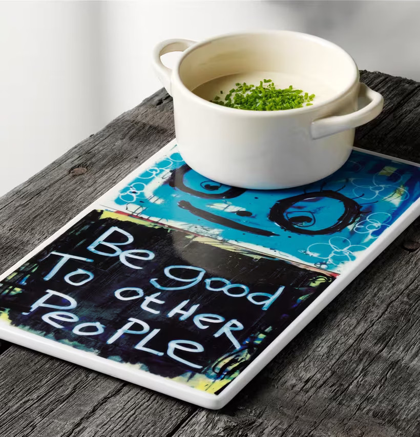 Porcelain Art - Stay Together från Poul Pava på träyta