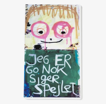 Porcelain Art - Jeg Er från Poul Pava, porslinskonstverk