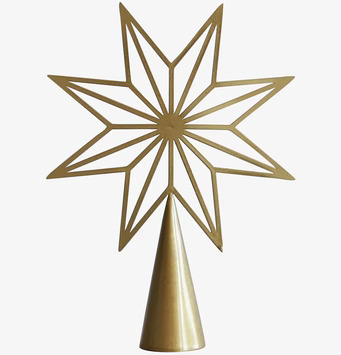 Toppstjärna Guld från Pluto Produkter på vit bakgrund