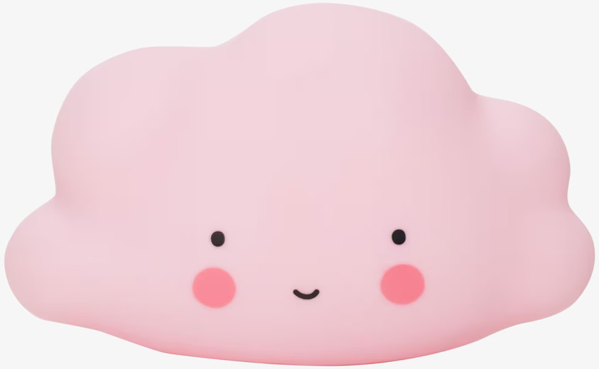 Mini Cloud Light Rosa från A Little Lovely Company, nattlampa