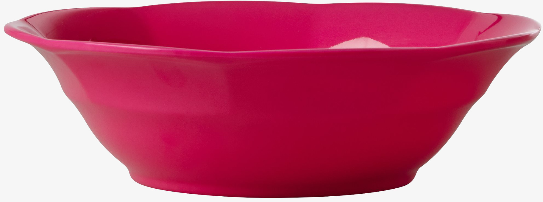 Djup Tallrik - Neon Pink från Rice i stark rosa färg