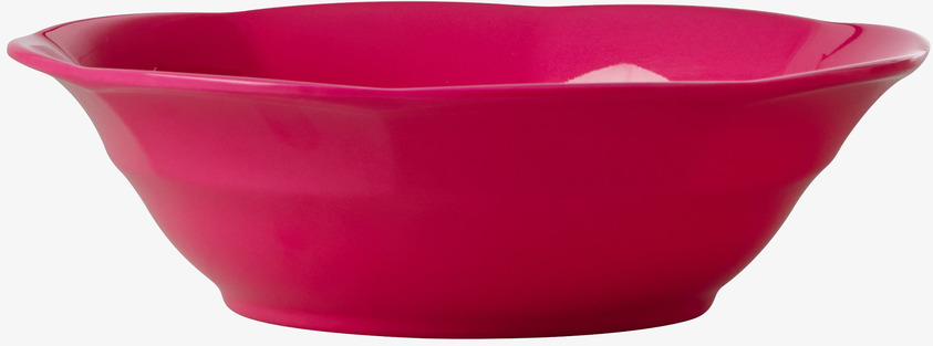 Djup Tallrik - Neon Pink från Rice i stark rosa färg
