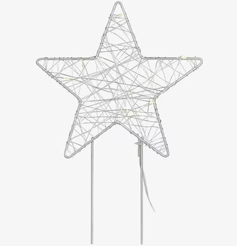 Gardener Stjärna Grå utomhuslampa från Markslöjd i trädgård