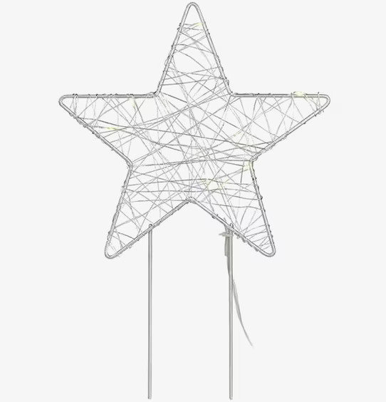 Gardener Stjärna Grå utomhuslampa från Markslöjd i trädgård