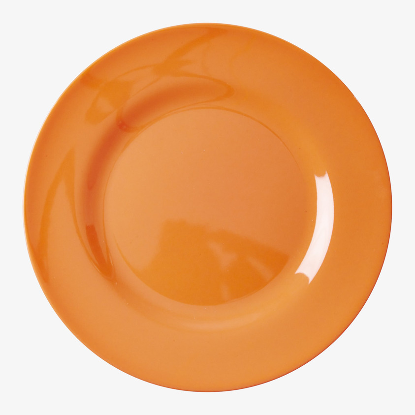 Tallrik Neon Orange från Rice, färgstark och hållbar