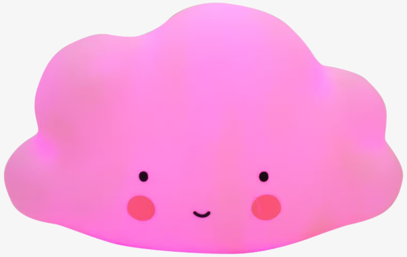 Mini Cloud Light Rosa från A Little Lovely Company, nattlampa