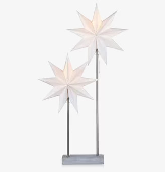 Duva Dubbel Stjärna från Markslöjd med två stjärnlampor