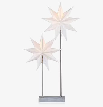 Duva Dubbel Stjärna från Markslöjd med två stjärnlampor