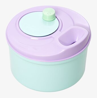 Salladsslunga Mintgrön/Lila från Rice på vit bakgrund