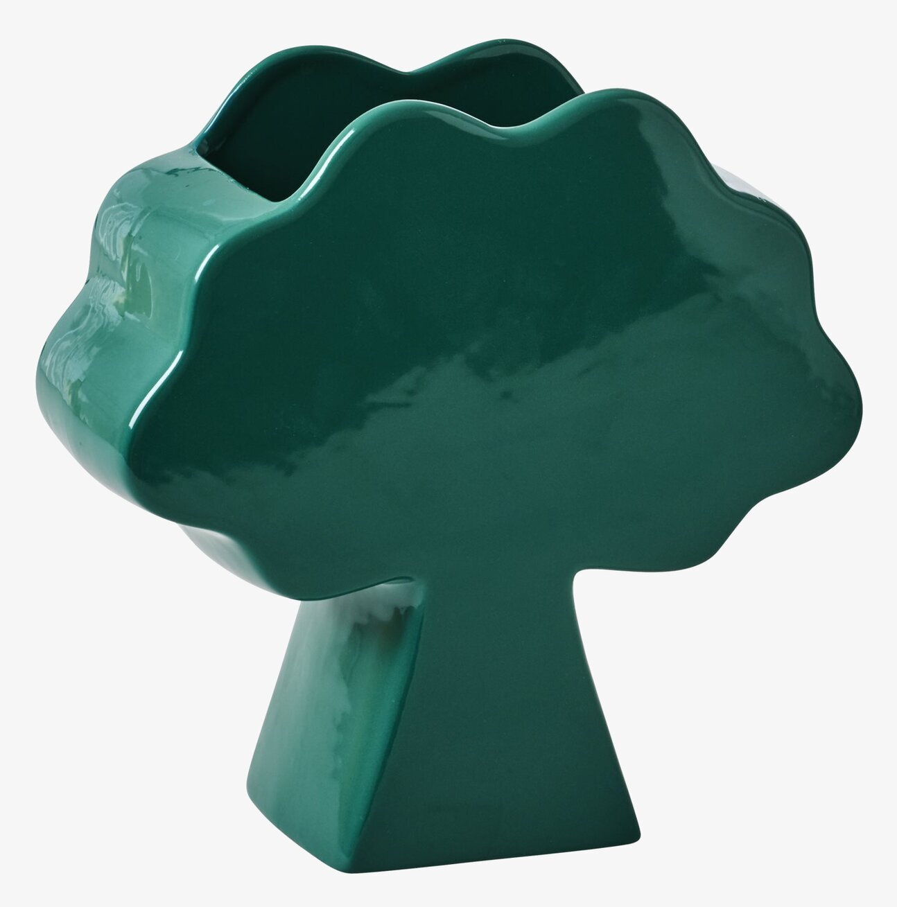 Vas Träd Rice från Rice, grön trädformad keramikvas